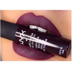 Liquid lipstick with a matte finish Nyx Soft Matte Lip Cream Transylvania SMLC21 deep wine 8 ml