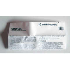 Абсорбуюча антисептична пов'язка з йодом Iodoflex Cadexomer Dressing 6x8 см набір з 2 штук