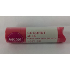 Organic lip balm EOS Coconut Milk based on oils with coconut aroma 4 g