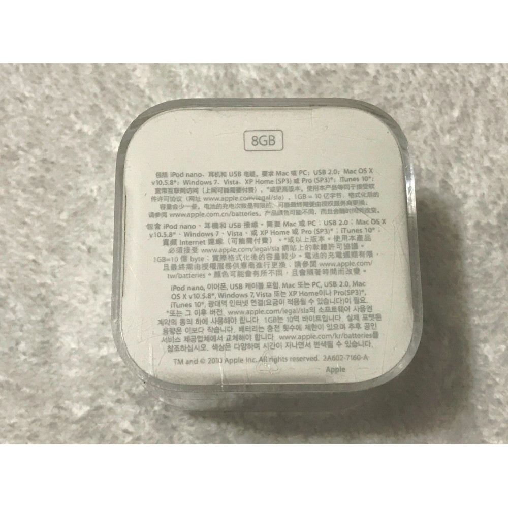 MP3-плеер с сенсорным экраном Apple iPod Nano шестого поколения салатовый 8 GB