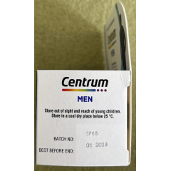 Daily complex of vitamins and minerals for men Centrum Men 60 tablets for 1 month