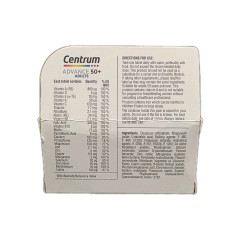 Complex of vitamins and minerals Centrum Advance 50+ for adults over 50 years old 60 pcs