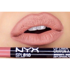 NYX Cosmetics Slim Lip Pencil SPL802 shade Brown Long-lasting Lip Liner