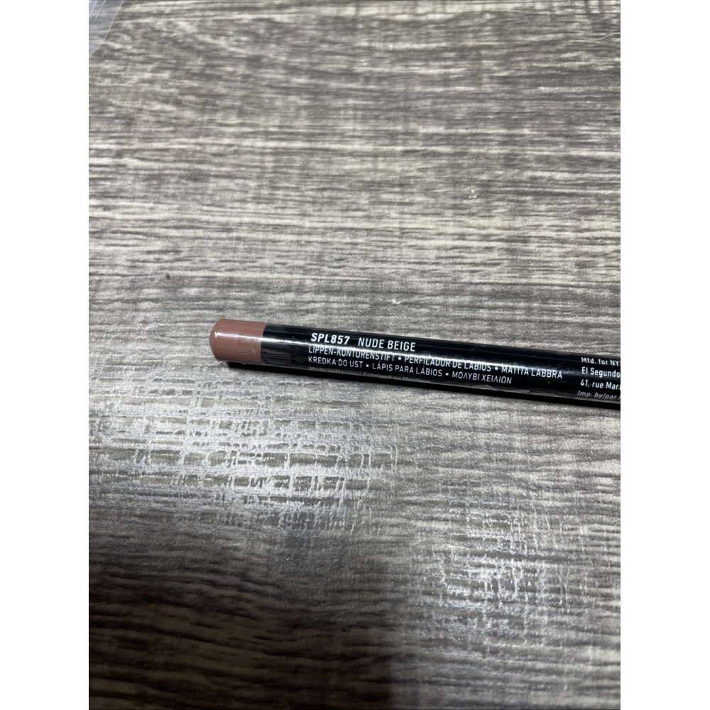 NYX Cosmetics Slim Lip Pencil SPL857 shade Nude Beige Long-lasting Lip Liner