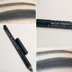 Matte finish lip liner NYX Suede Matte Lip Liner SMLL01 Stone Fox