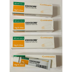 Antiseptic gel for wound treatment Smith & Nephew Iodosorb Cadexomer Iodine set of 4 pieces of 10 g