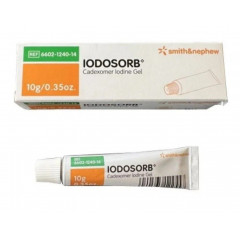 Antiseptic gel for wound treatment Smith & Nephew Iodosorb Cadexomer Iodine set of 4 pieces of 10 g