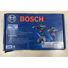 Bosch GXL18V-233B25 18V Cordless Tool Set of 2 Pieces (Impact Drill and Impact Wrench)