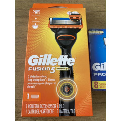 Men's shaving set Gillette Fusion5 Power with 1 razor and 9 spare cartridges