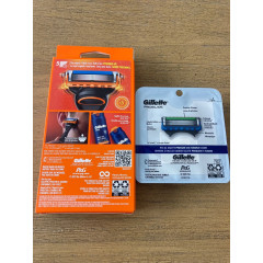 Men's shaving set Gillette Fusion5 Power with 1 razor and 9 spare cartridges