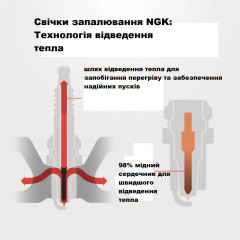 Іридієва свічка запалювання NGK 93560 Laser Iridium SILKGR9A7ES для Audi/Porsche/Volkswagen