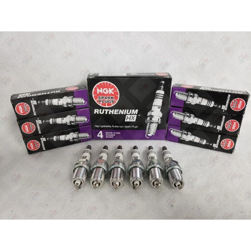 Set of 6 pcs ruthenium spark plugs NGK 94122 LFR6AHX-S RUTHENIUM HX for Toyota Lexus BMW HONDA