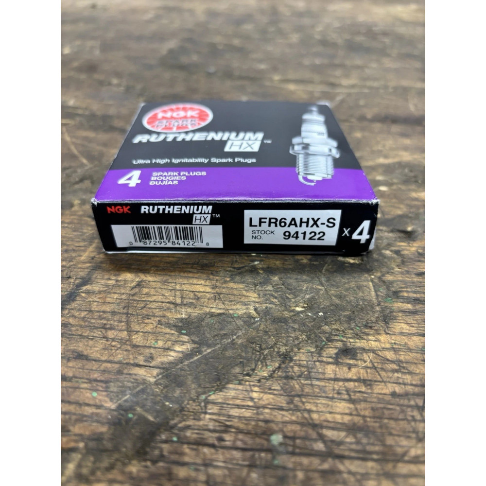Набор 4 шт рутениевых свечей зажигания NGK 94122 LFR6AHX-S RUTHENIUM HX для Toyota Lexus BMW HONDA