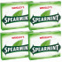 Wrigley's Spearmint Chewing Gum set of 4 packs of 15 sticks 60 pieces