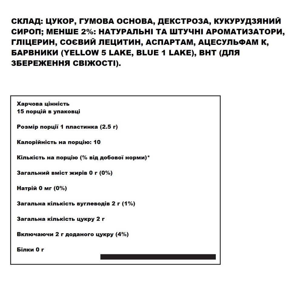 Wrigley's Spearmint Chewing Gum set of 4 packs of 15 sticks 60 pieces