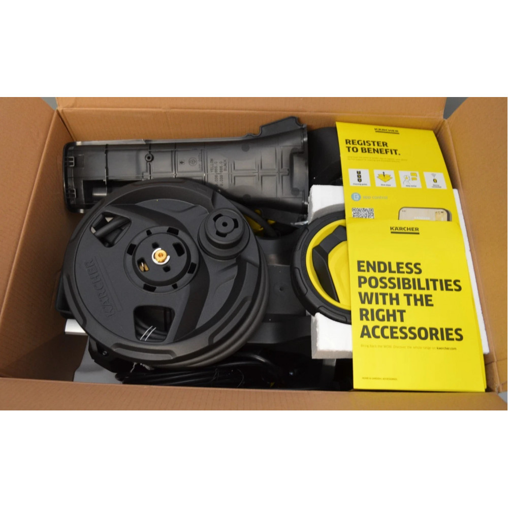 Kärcher K5 Premium high-pressure washer with hose reel