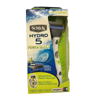 Schick Hydro 5 Power Select razor with vibration, 1 spare blade, and 1 battery