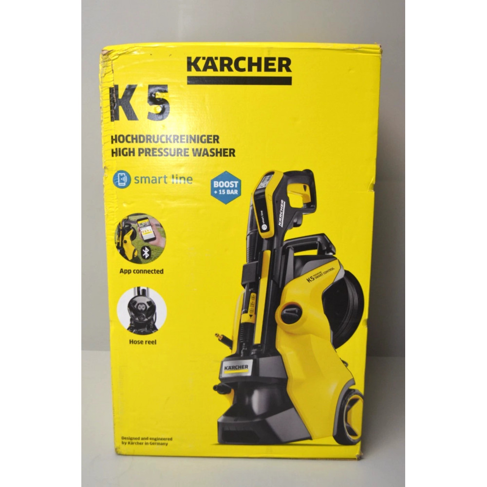 Kärcher K5 Premium high-pressure washer with hose reel