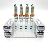 Set of 4 iridium spark plugs NGK 97566 SILZKFR8F7S for Mercedes-Benz A/C/E/S-Class AMG M274 M270