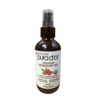 Rejuvenating Organic Rosehip Seed Oil PURA D'OR for Face and Hair 118 ml