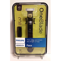 Электробритва-триммер гибридная Philips Norelco OneBlade QP2520/70 с 3 насадками