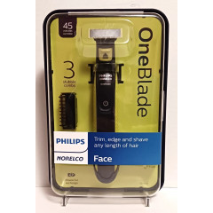 Електробритва-триммер гібридна Philips Norelco OneBlade QP2520/70 з 3 насадками