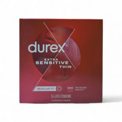 Набір ультратонких презервативів Durex Extra Sensitive Thin стандартний розмір 24 шт