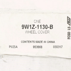 Колпак ступицы колеса Ford 17 дюймов для Lincoln MKX 2007–2010 и Lincoln Town Car 2009–2011