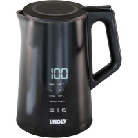 Електричний чайник Unold Digital 18415 з вибором температури 1500 мл 1800 Вт чорний