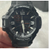 Спортивные мужские часы Casio Gravitymaster GA-1000-1A с индикацией температуры и курса черные