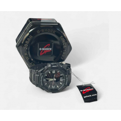 Спортивные мужские часы Casio Gravitymaster GA-1000-1A с индикацией температуры и курса черные
