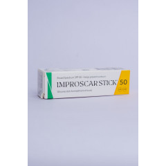 Silicone stick for scar treatment with high sun protection Improscar Stick SPF 50 for face and body 4.6 g