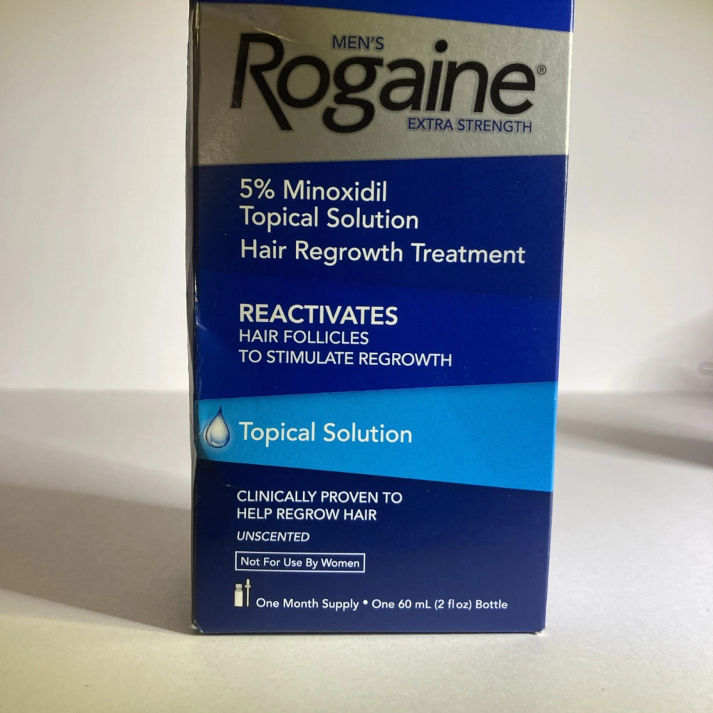Rogaine Extra Strength Hair Strengthening and Growth Kit for Men (Shampoo-Conditioner 248 ml and Solution 60 ml)
