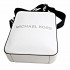 Men's crossbody bag Michael Kors Cooper Zip Reporter Xbody white genuine leather