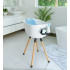 Baby Bath Set Babu Bath Standard Bundle white includes bathtub, stand, hose, tray, and cushion