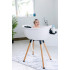 Baby Bath Set Babu Bath Standard Bundle white includes bathtub, stand, hose, tray, and cushion