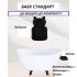 Baby Bath Set Babu Bath Standard Bundle white includes bathtub, stand, hose, tray, and cushion