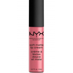 Liquid lipstick with a matte finish Nyx Soft Matte Lip Cream Milan SMLC11 matte pink 8 ml