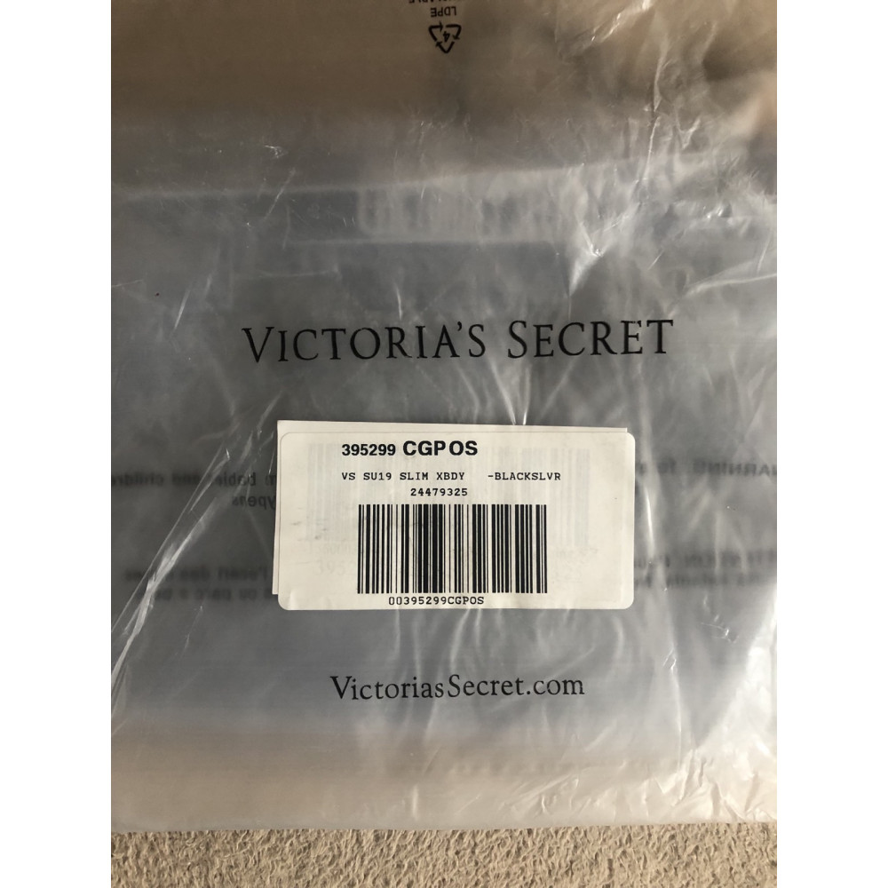 Сумка через плечо женская Victoria's Secret Slim Xbody 11151558 черная 18х13 см