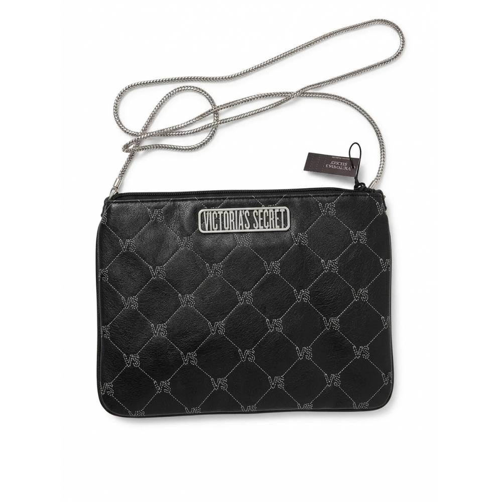 Сумка через плечо женская Victoria's Secret Slim Xbody 11151558 черная 18х13 см