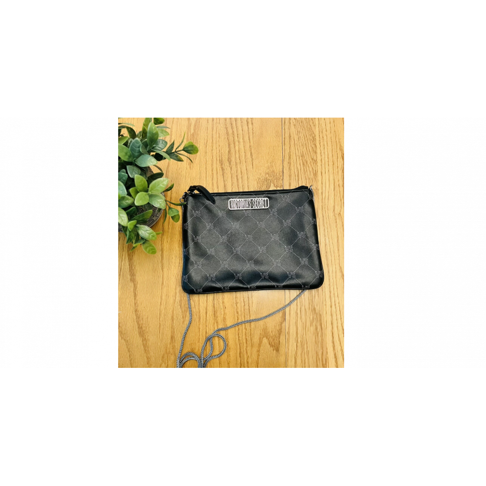 Сумка через плечо женская Victoria's Secret Slim Xbody 11151558 черная 18х13 см