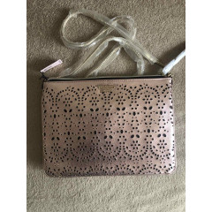 Women's crossbody bag with chain Victoria's Secret Slim Xbody 11151558 color CC 660Q rose gold size 25x18 cm
