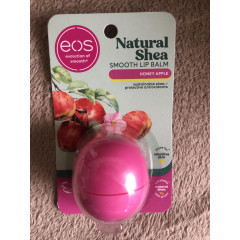 Увлажняющий бальзам для губ EOS Natural Shea Smooth с ароматом яблоко мед и натуральным воском 7 г