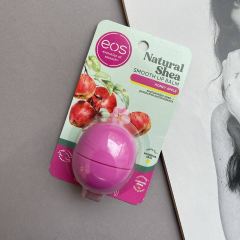 Увлажняющий бальзам для губ EOS Natural Shea Smooth с ароматом яблоко мед и натуральным воском 7 г