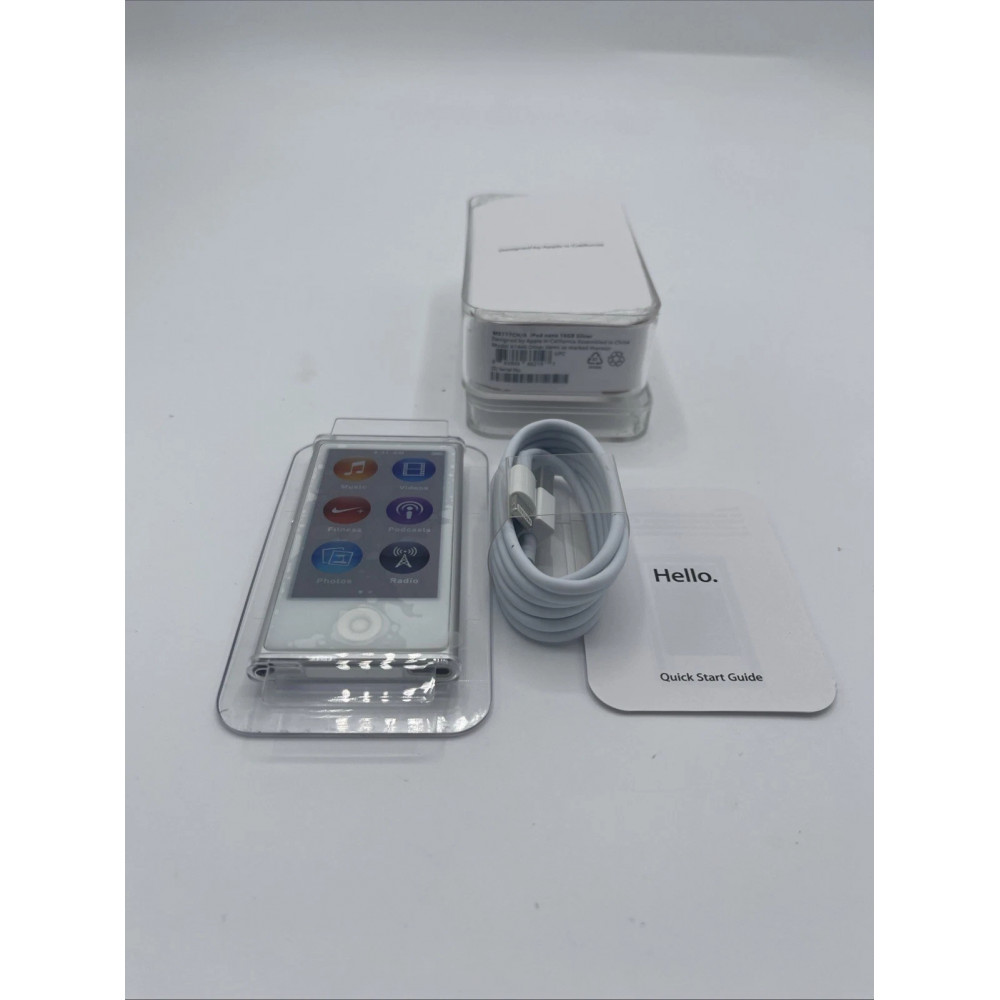 Цифровой медиаплеер Apple iPod nano 7th Gen A1446 память 16GB серебристый