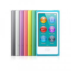 Apple iPod nano 7th Gen A1446 digital media player, 16GB memory, silver