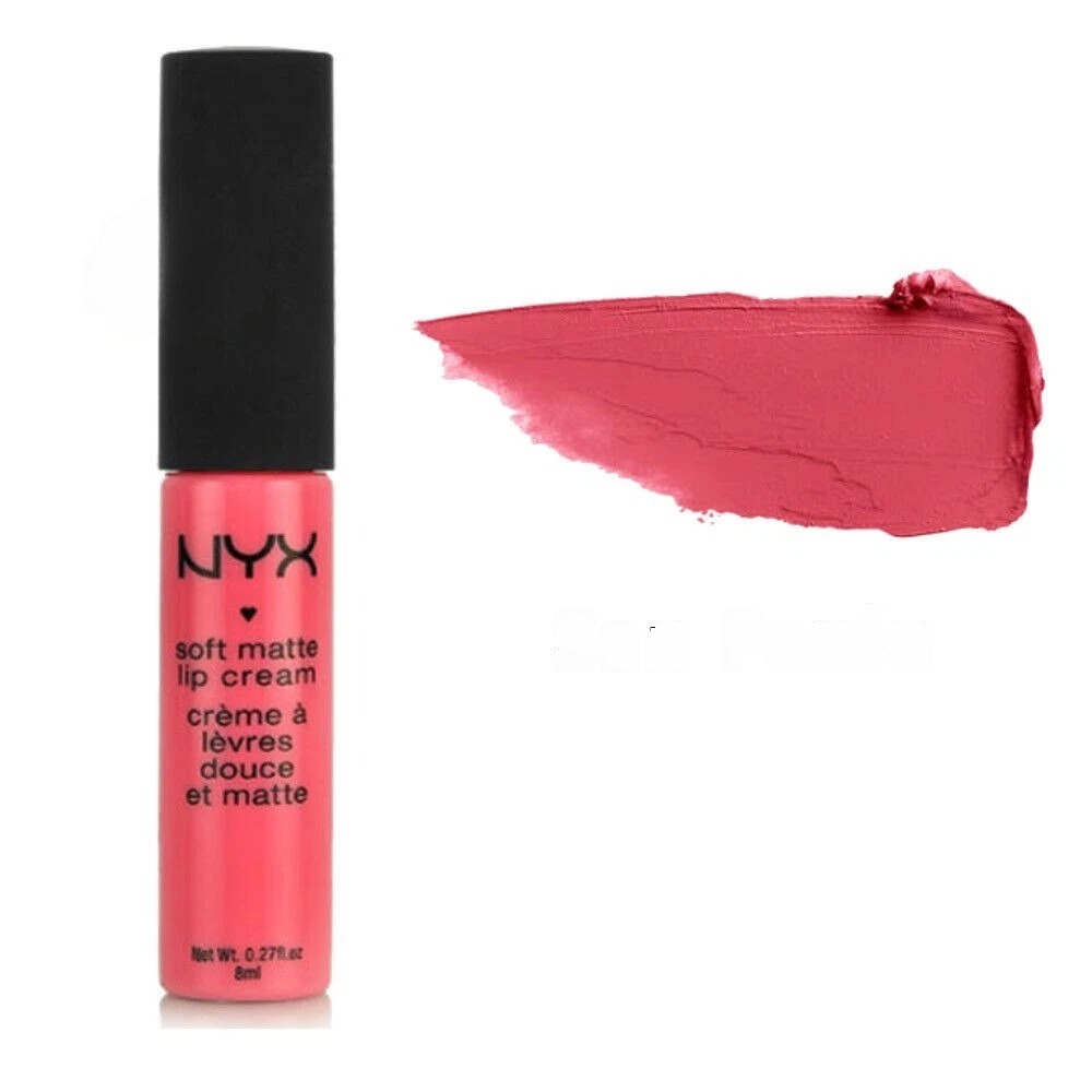 Жидкая помада с матовым финишем Nyx Soft Matte Lip Cream San Paulo SMLC08 розовый 8 мл