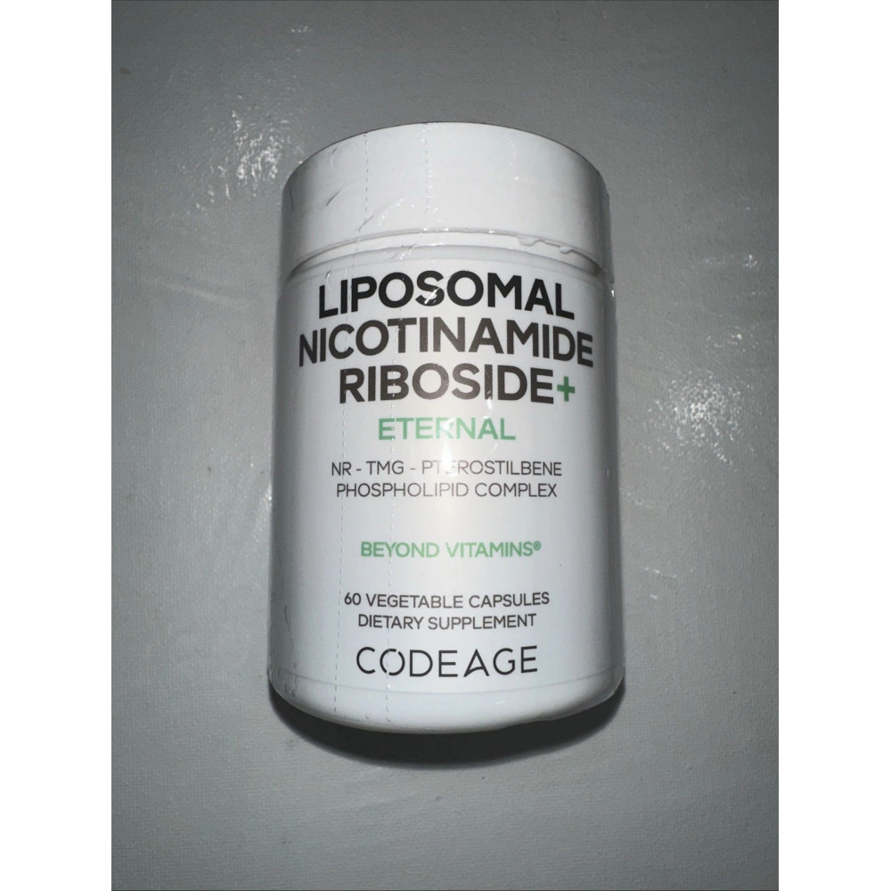 Капсулы для молодости и продления жизни Codeage Liposomal Nicotinamide Riboside+ Eternal Anti-Age 60 штук