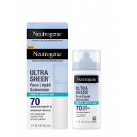 Матирующий солнцезащитный крем-эмульсия для лица с SPF 70 Neutrogena Ultra Sheer Mineral Face Liquid Sunscreen 40 мл