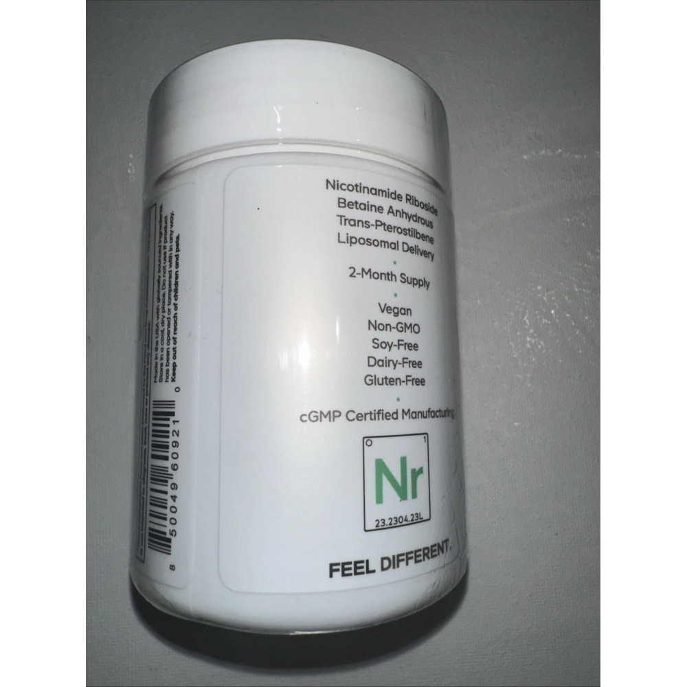 Капсулы для молодости и продления жизни Codeage Liposomal Nicotinamide Riboside+ Eternal Anti-Age 60 штук